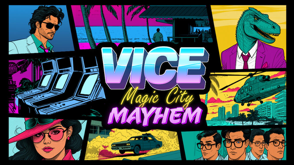 Vice Magic City Mayhem by Jurassic Sunset Games